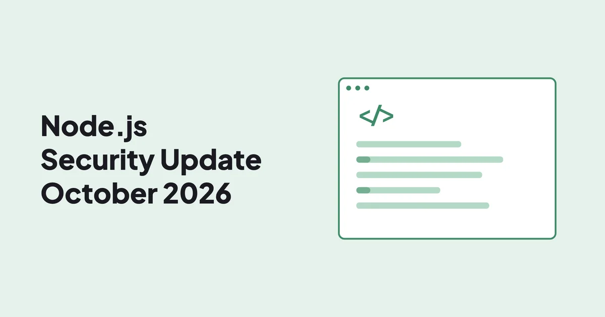 Node.js Security Update October 2026
